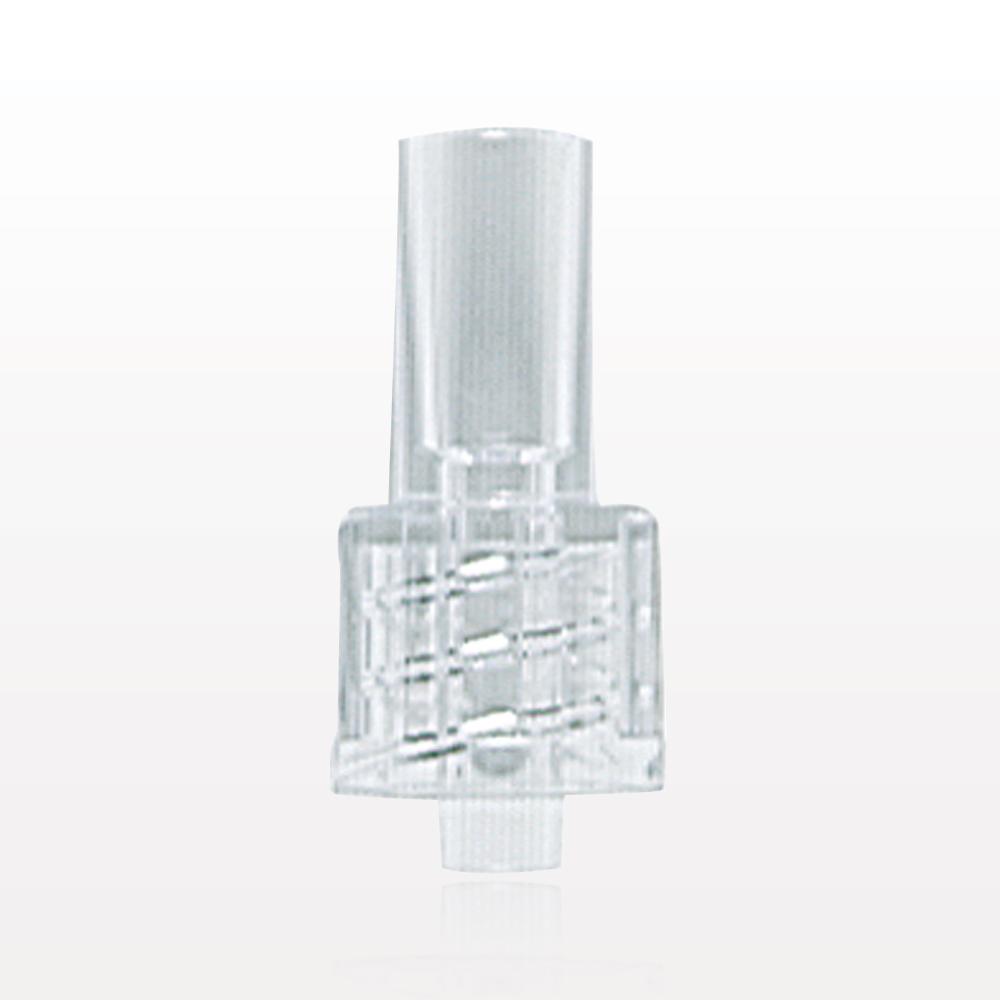 Male Luer Lock, Tubing Port, Clear
