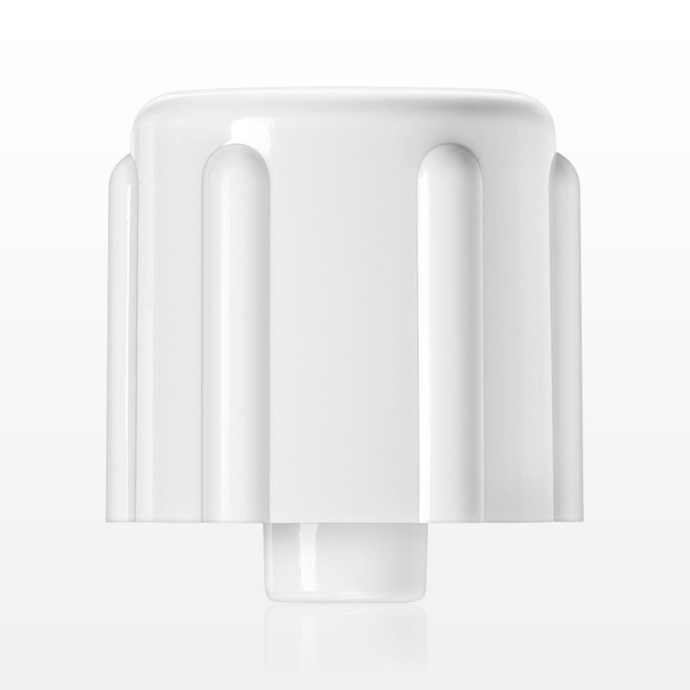 Male Luer Cap, Non-Vented, White