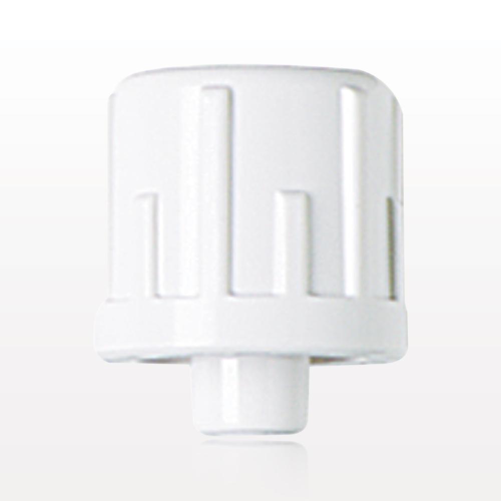 Male Luer Cap, Non-Vented, White