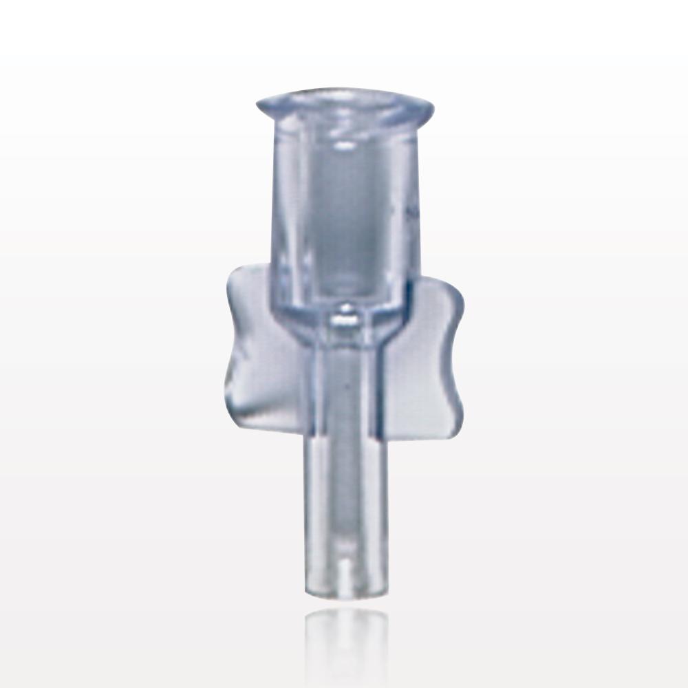 Female Luer Lock, Tubing Port, Clear