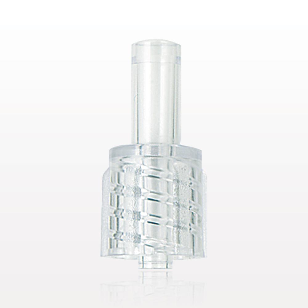 Male Luer Lock, Tubing Port, Clear