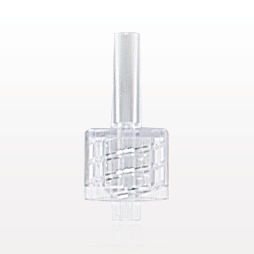 Male Luer Lock, Tubing Port, Clear