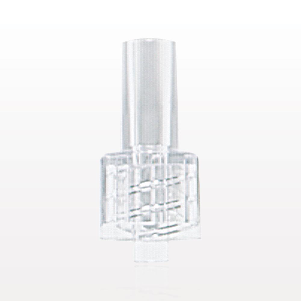 Male Luer Lock, Tubing Port, Clear