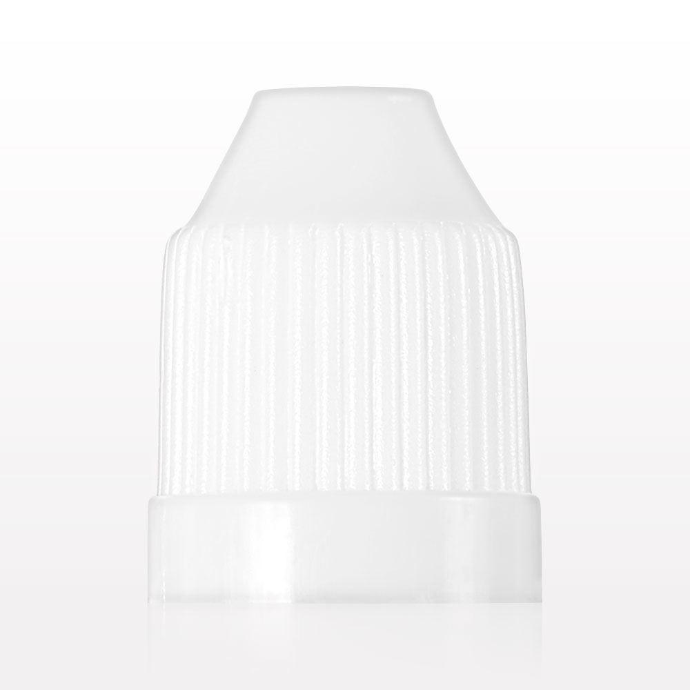 Ribbed Child Resistant Screw Cap, White for 74225 and 74226