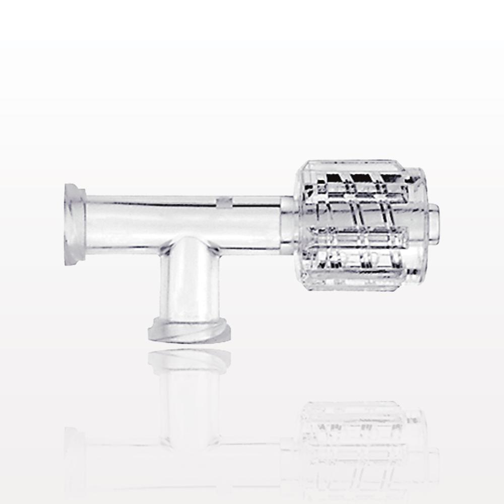 T Connector, Swivel Male Luer, 2 Female Luer Locks