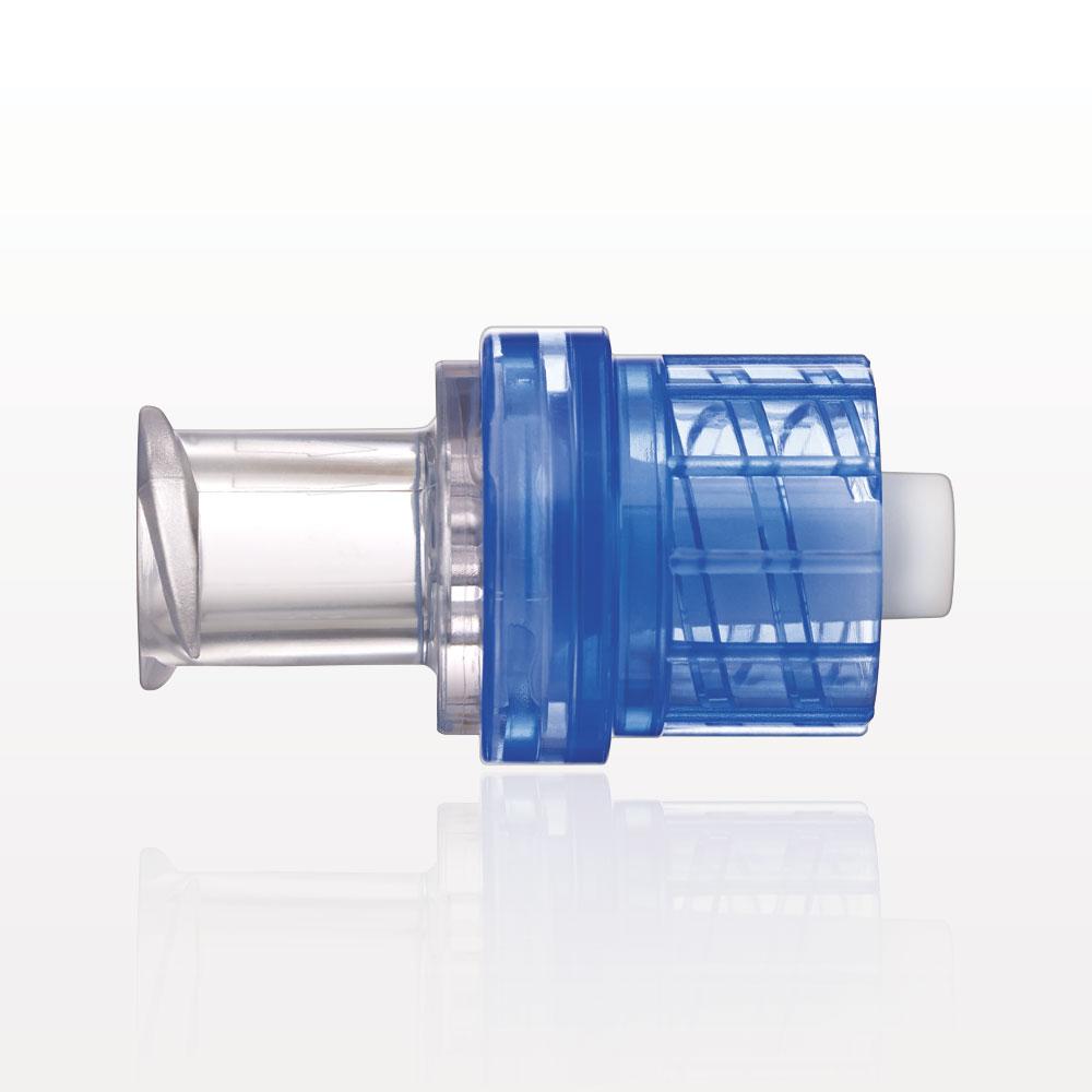 Check Valve, Female Luer Lock Inlet, Male Luer Lock Outlet; Coated Stem
