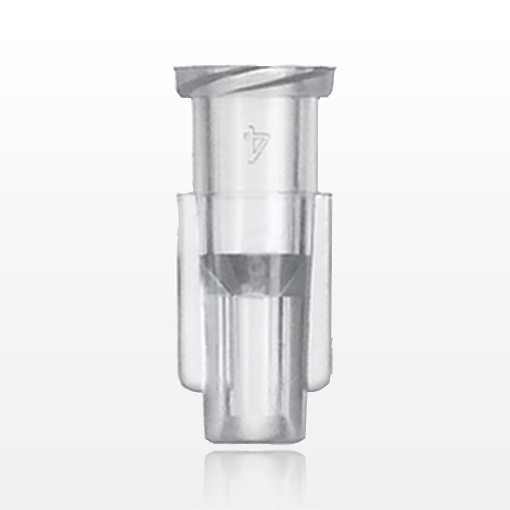 Female Luer Lock, Tubing Port, Clear