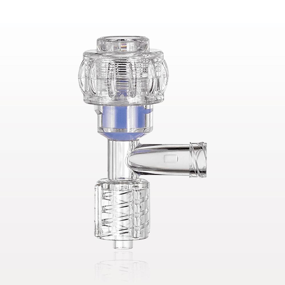 Tuohy Borst Adapter, Male Luer Lock Swivel, Female Luer Lock Sideport