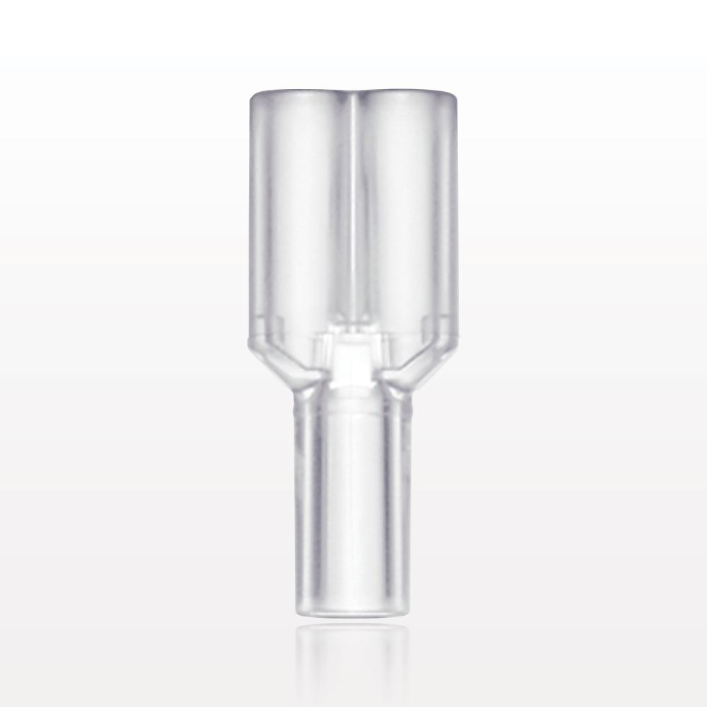 Y Connector, Parallel, Tubing Ports, Natural