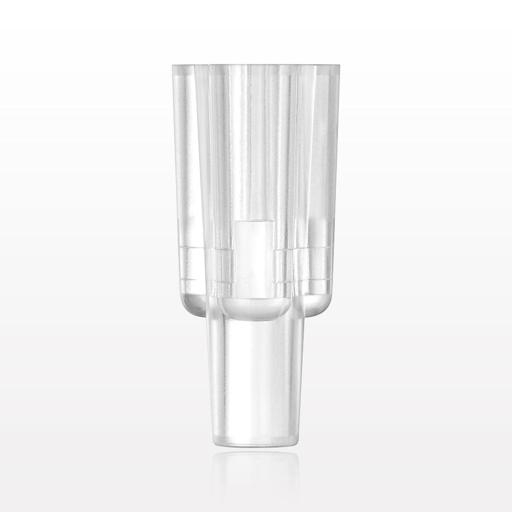 Y Connector, 3-Way, Parallel, Tubing Ports, Natural