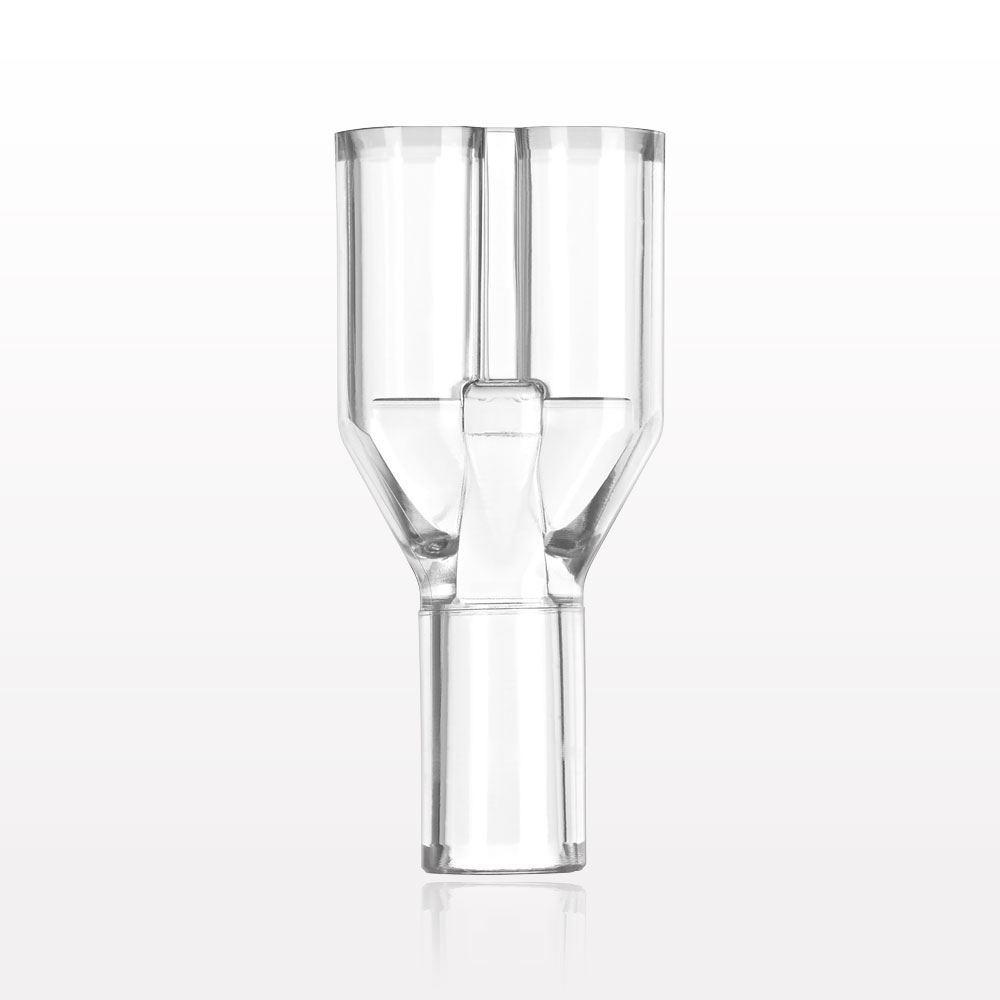 Y Connector, Parallel, Tubing Ports, Clear