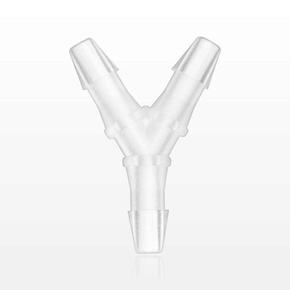 Y Connector, Barbed, Natural