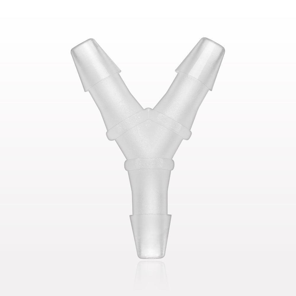 Y Connector, Barbed, Natural