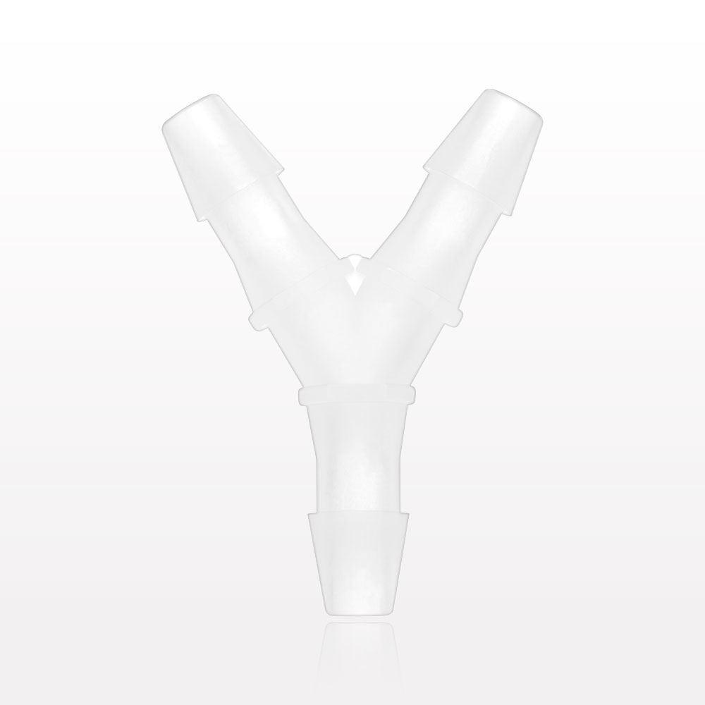 Y Connector, Barbed, Natural