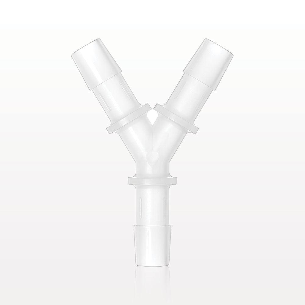 Y Connector, Barbed, Natural