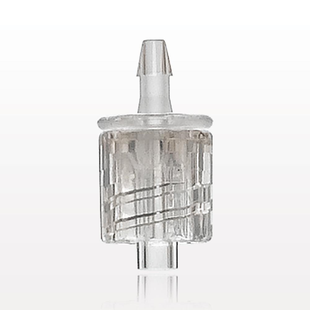 Male Luer w/Spin Lock, Barbed, Clear