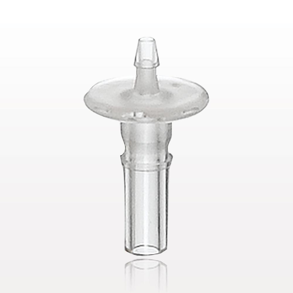 Male Luer Slip, Barbed, Clear