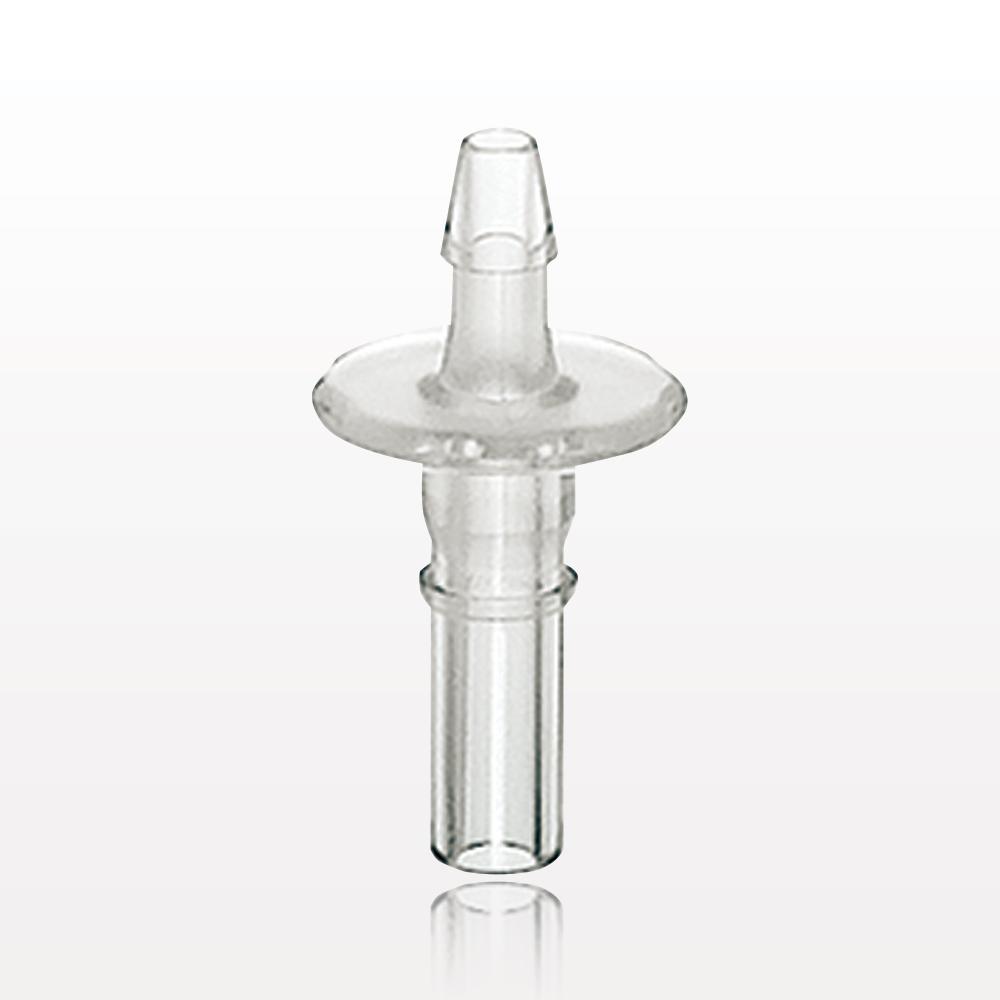 Male Luer Slip, Barbed, Clear