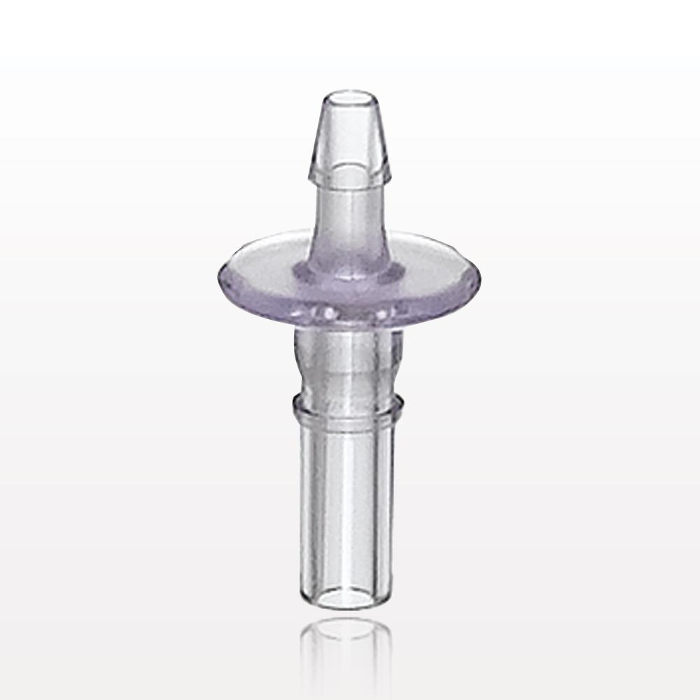 Male Luer Slip, Barbed, Clear