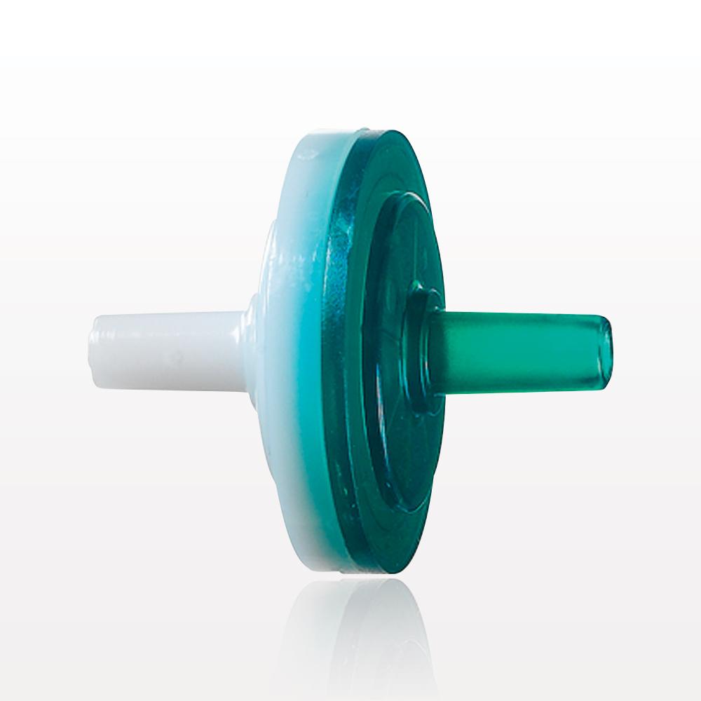 Normally Open Checkvalve, White Male Luer Slip Inlet, Green Male Luer Slip Outlet