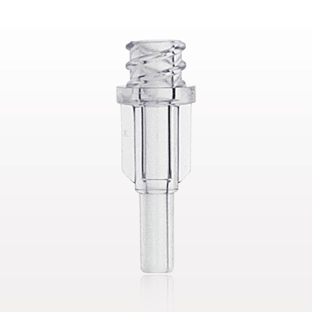 Female Luer Lock, Tubing Port, Clear