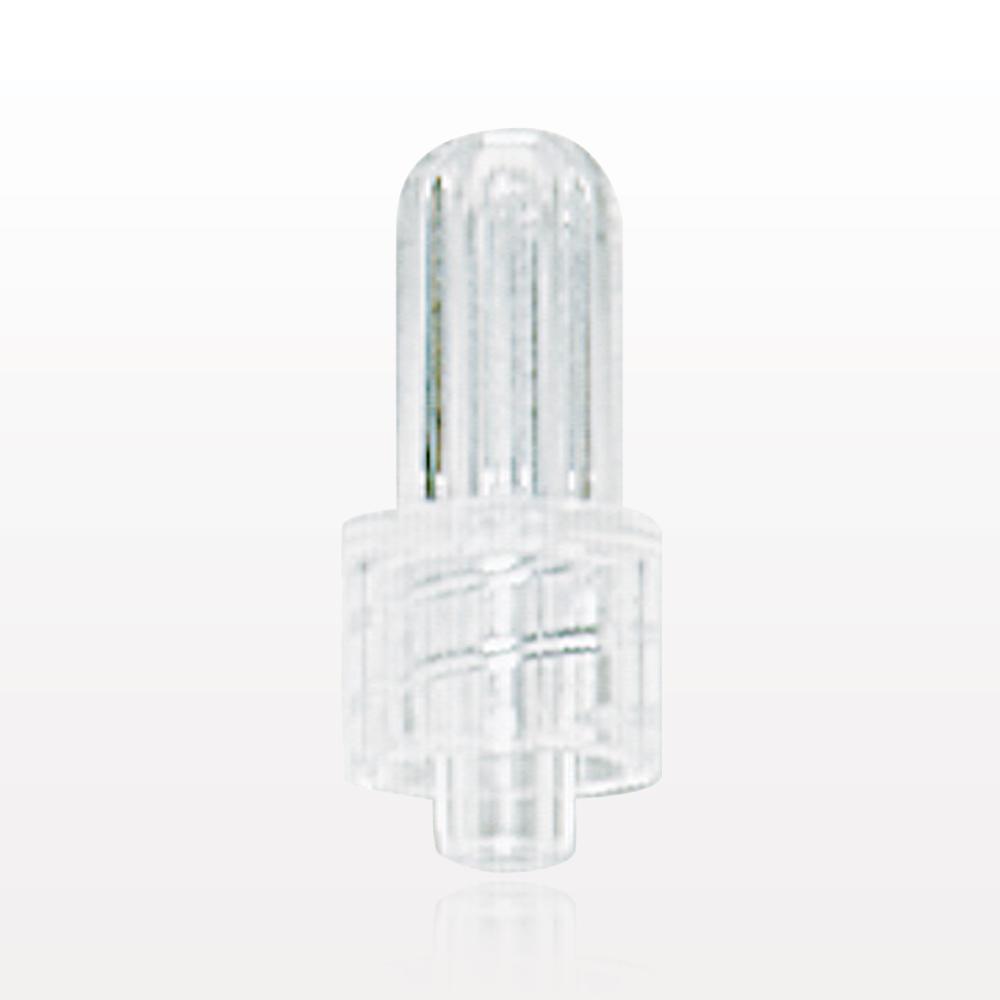Male Luer Cap, Non-Vented, Clear