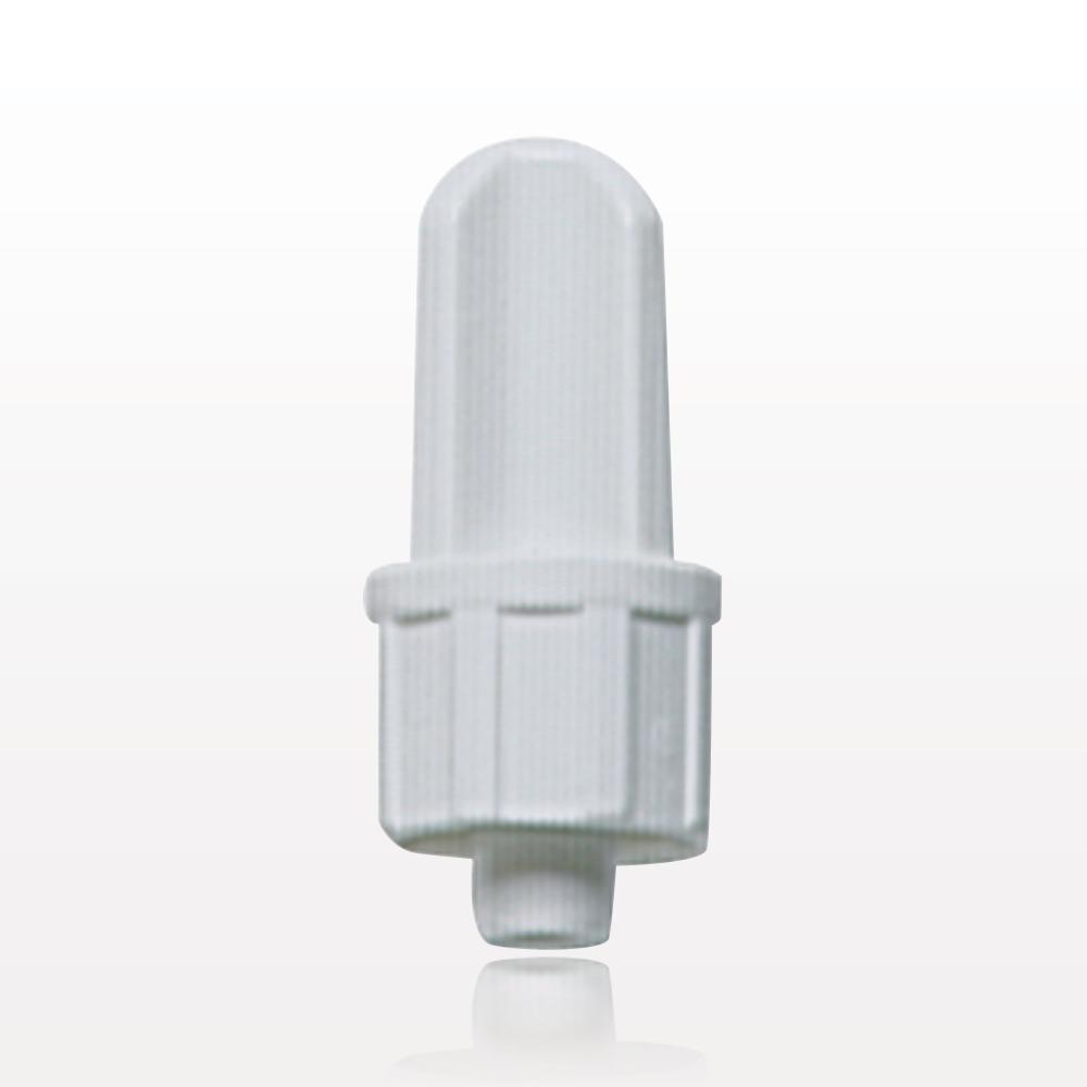 Male Luer Cap, Non-Vented, White