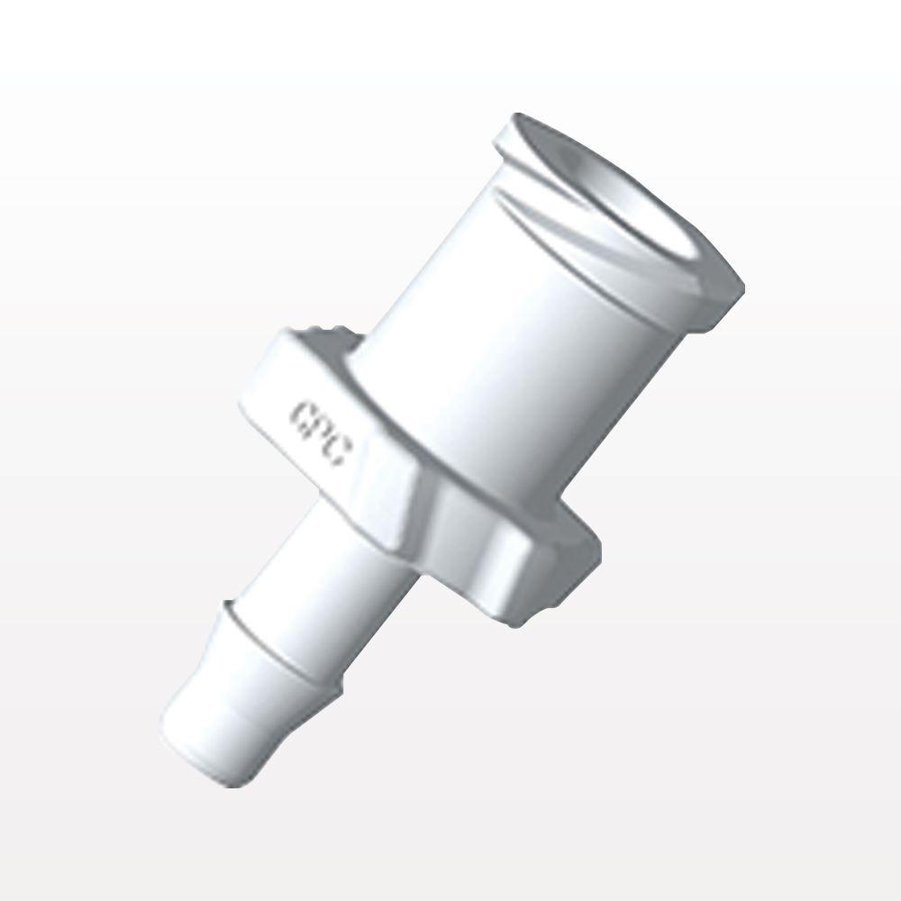 Female Luer Lock, Barbed, Natural, 100/Bag