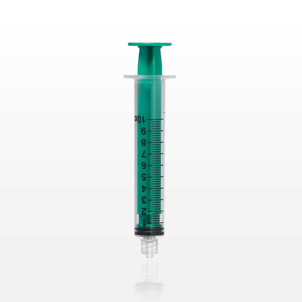 Syringe, Male Luer Lock, Green