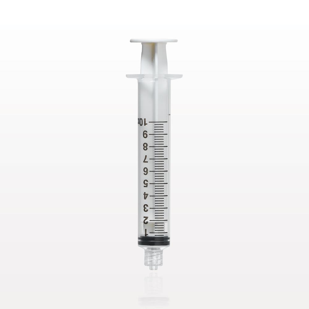Syringe, Male Luer Lock, White