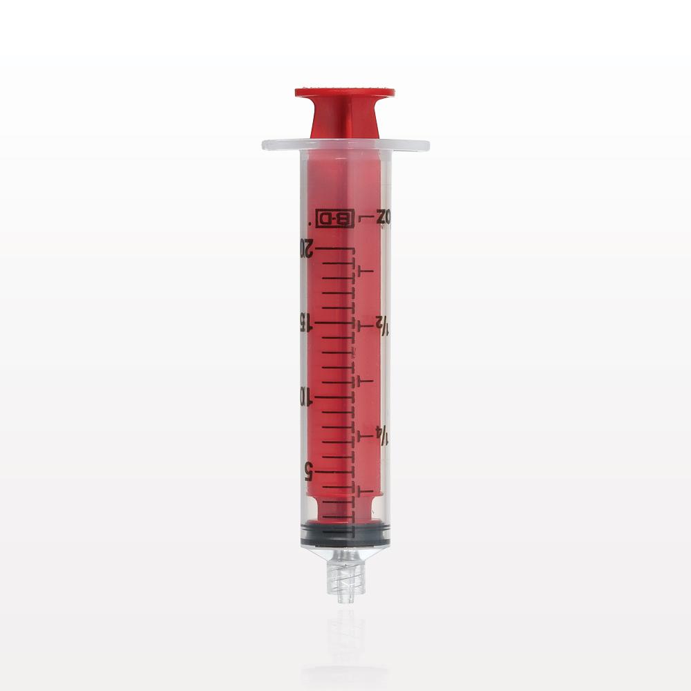 Syringe, Male Luer Lock, Red