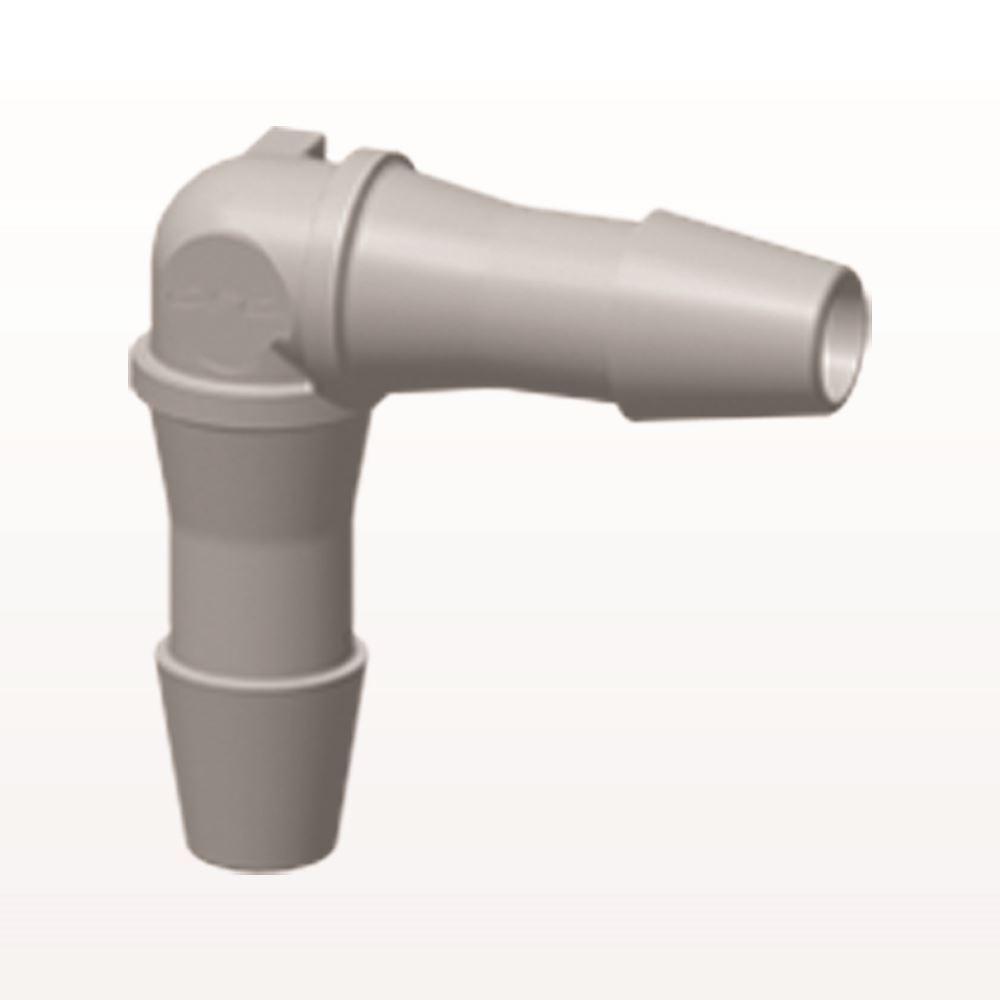 Elbow Connector, Barbed, Natural, 100/Bag