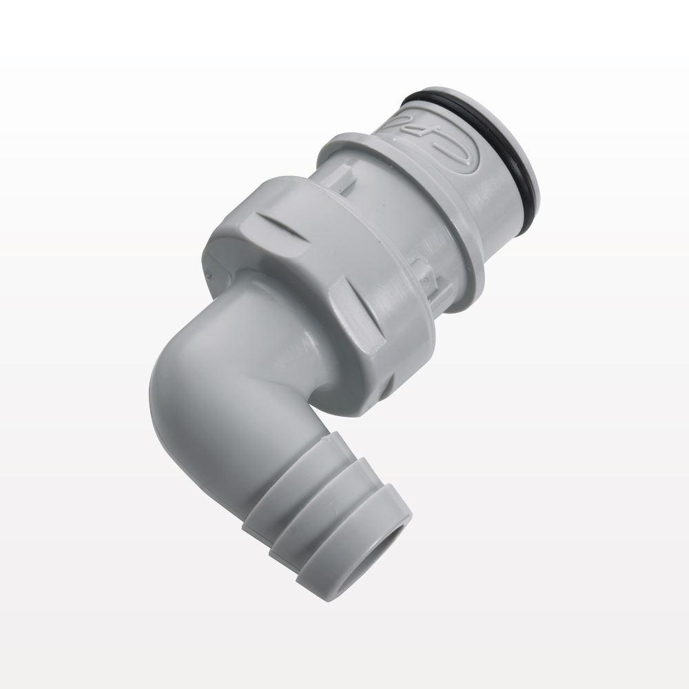 HFC12 Connector, Elbow Insert, Non-Valved, Barbed