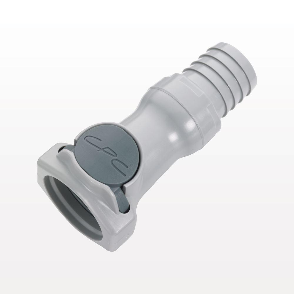 HFC12 Connector, Body, Valved, Barbed