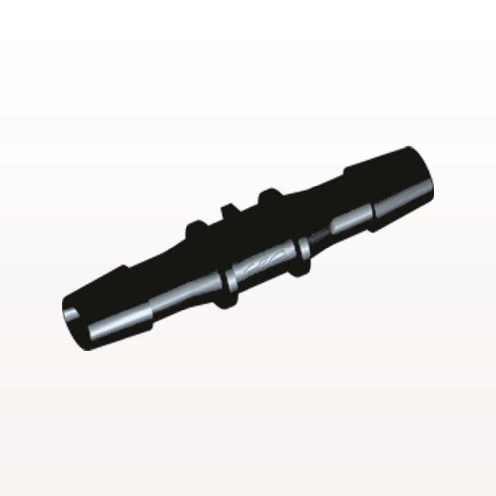 Straight Connector, Barbed, Black, 100/bag