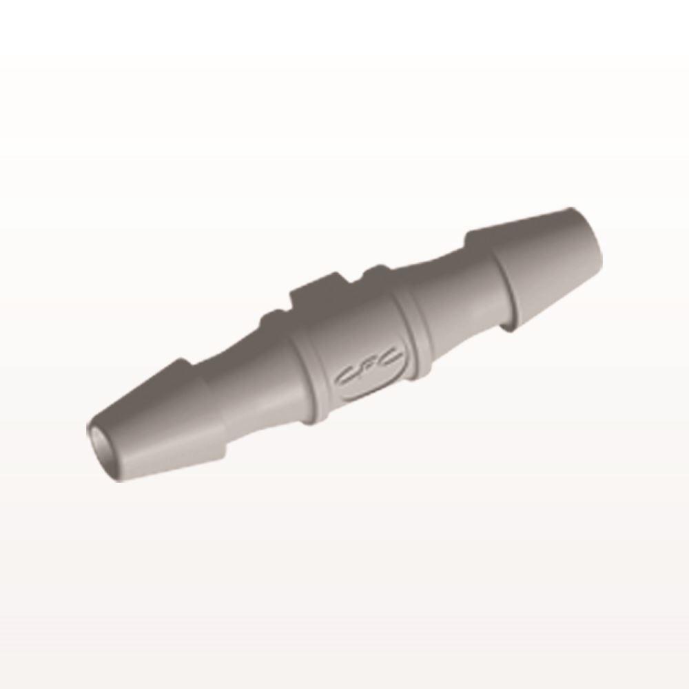 Straight Connector, Barbed, Natural, 100/Bag