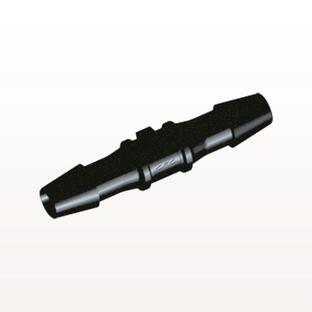 Straight Connector, Barbed, Black, 100/Bag
