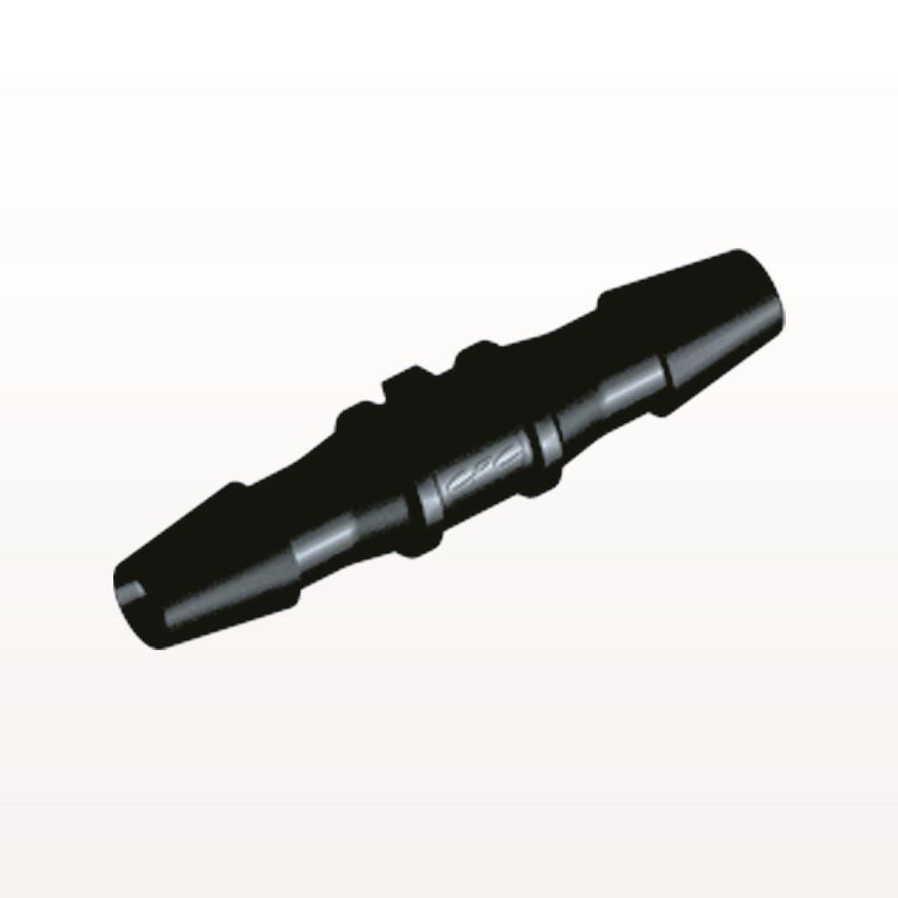 Straight Connector, Barbed, Black, 100/Bag