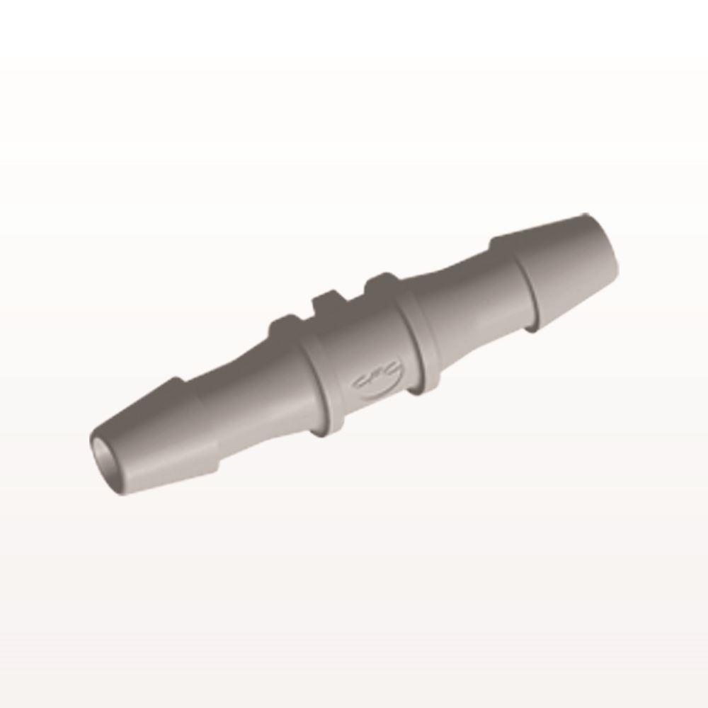 Straight Connector, Barbed, Natural, 100/Bag