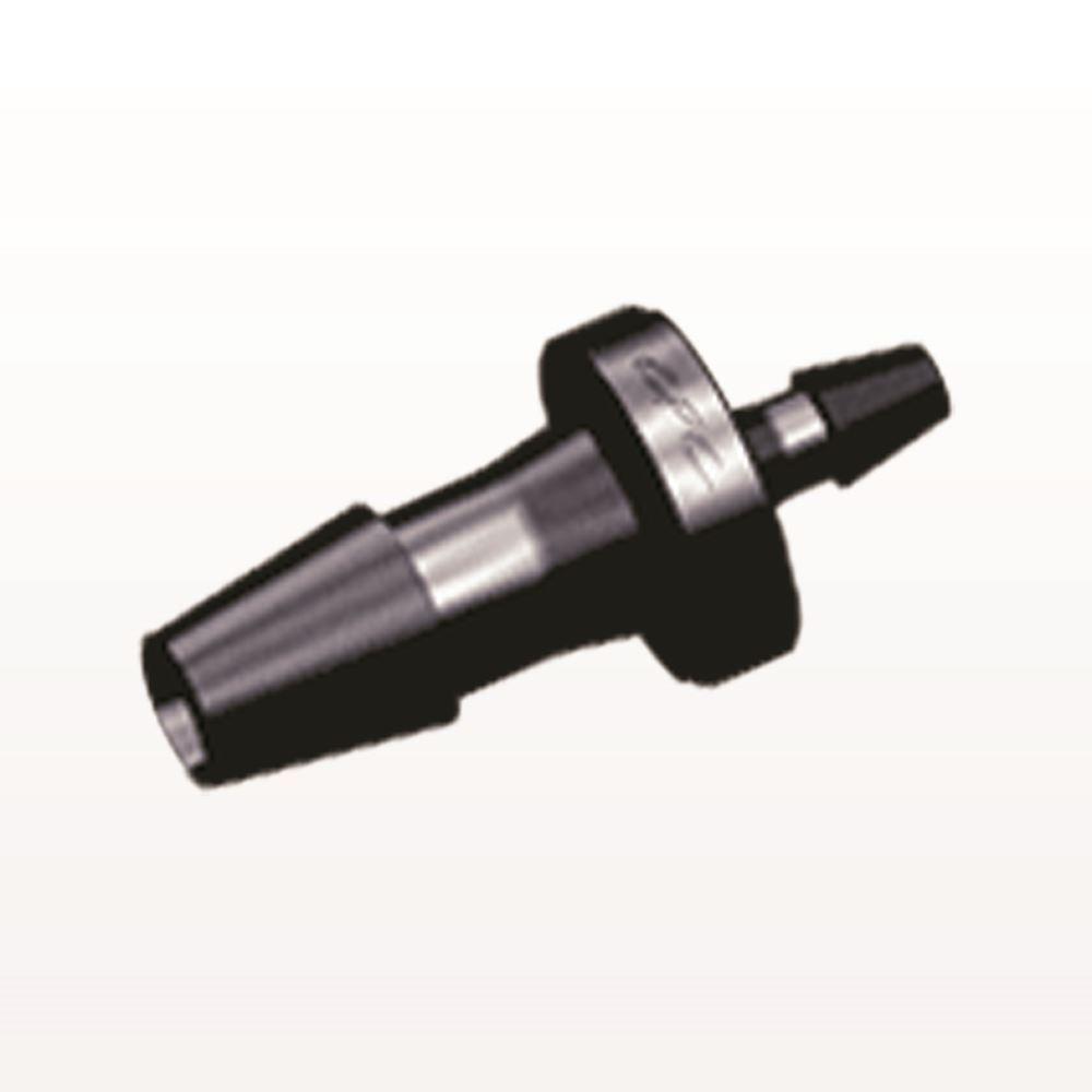 Straight Connector, Reducer, Barbed, Black, 100/Bag