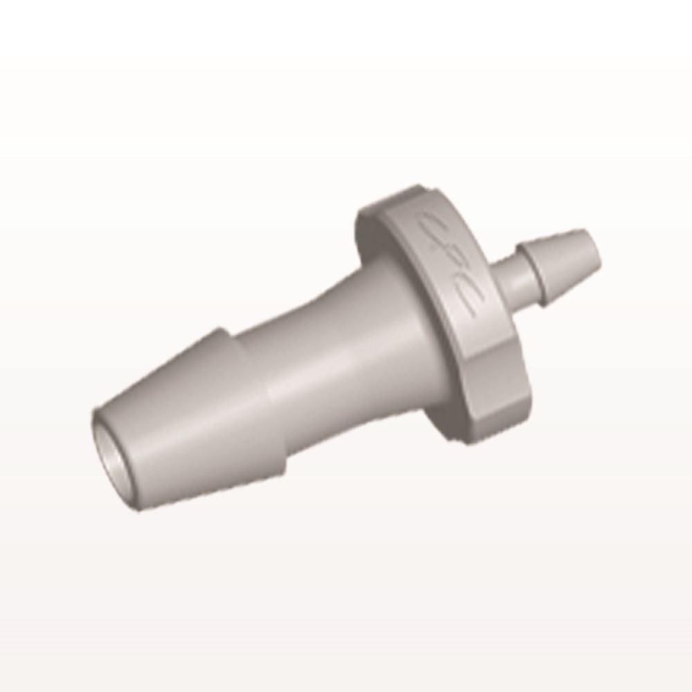Straight Connector, Reducer, Barbed, Natural, 100/Bag