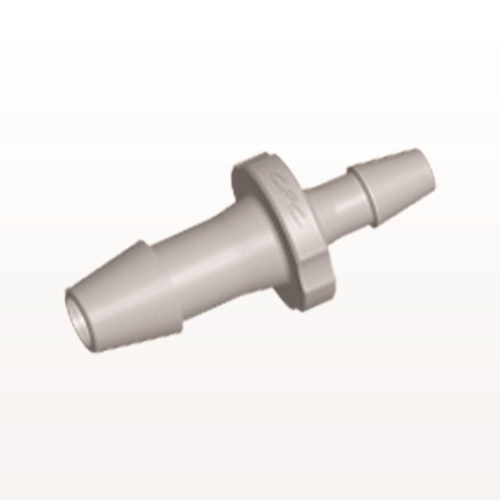 Straight Connector, Reducer, Barbed, Natural, 100/Bag