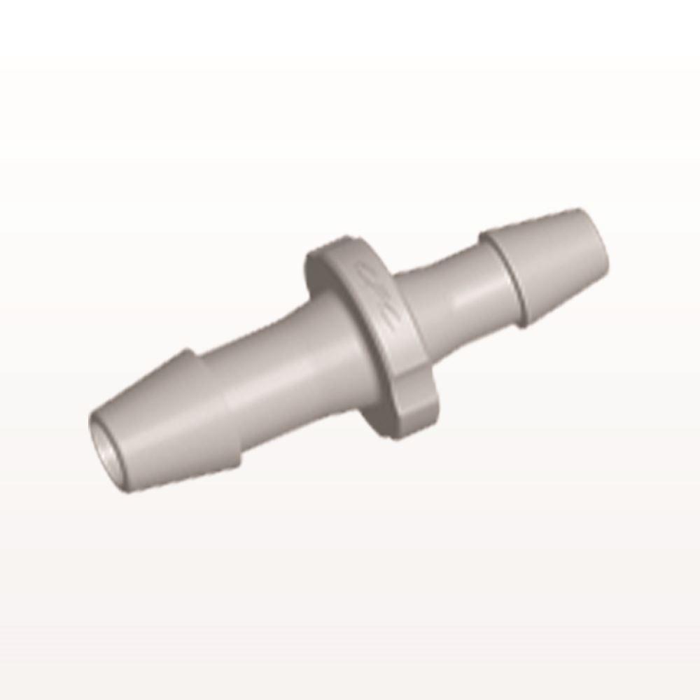 Straight Connector, Reducer, Barbed, Natural, 100/Bag