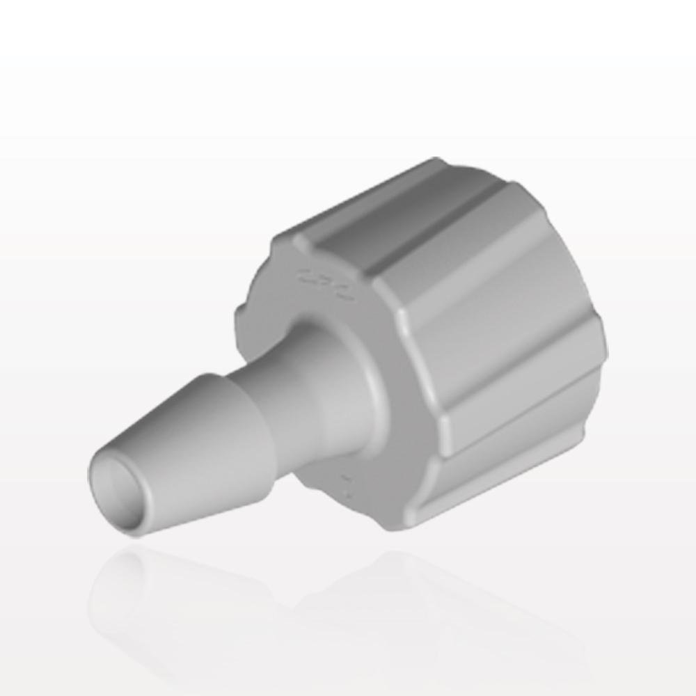 Male Luer Lock, Barbed, Natural, 100/Bag