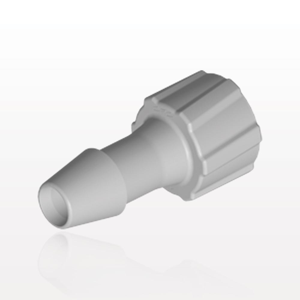 Male Luer Lock, Barbed, Natural, 100/Bag