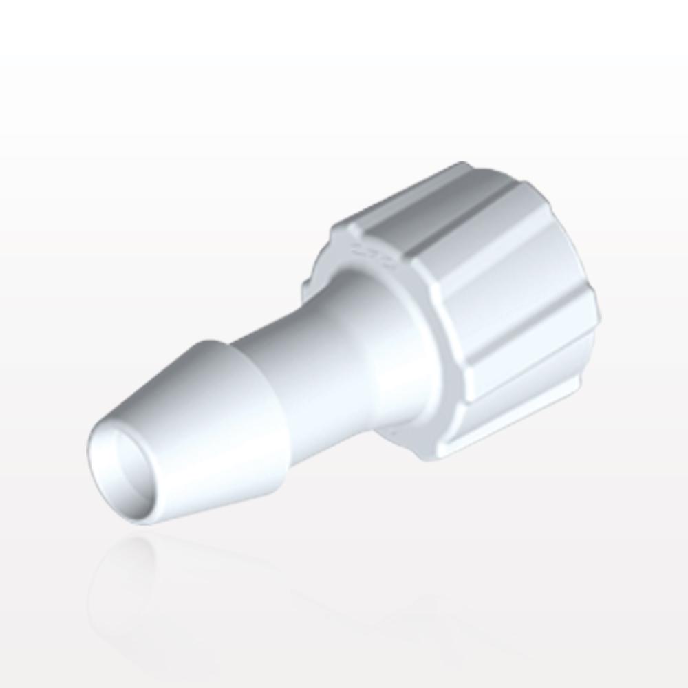 Male Luer Lock, Barbed, Natural, 100/Bag