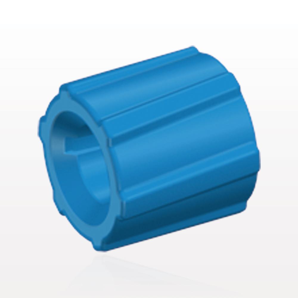 Fixed Lock Ring, Blue, 100/Bag