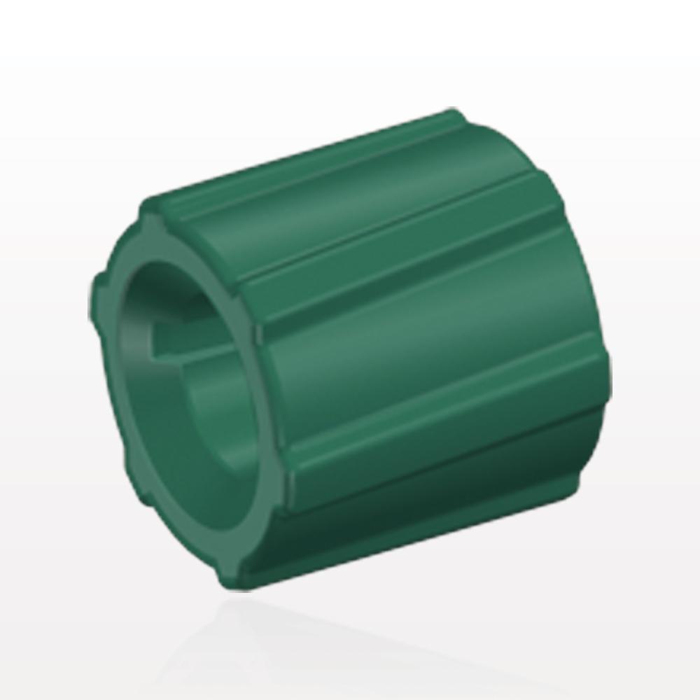 Fixed Lock Ring, Green, 100/Bag