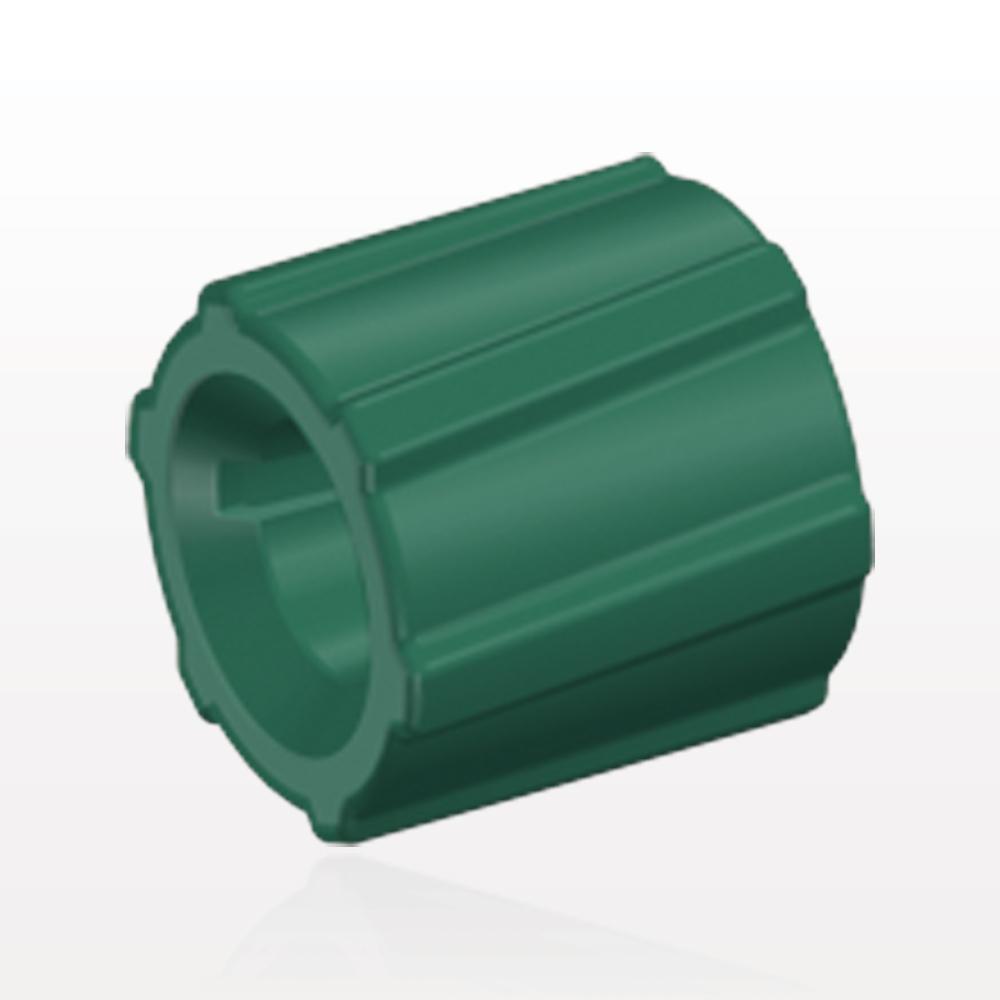 Spin Lock Ring, Green, 100/Bag