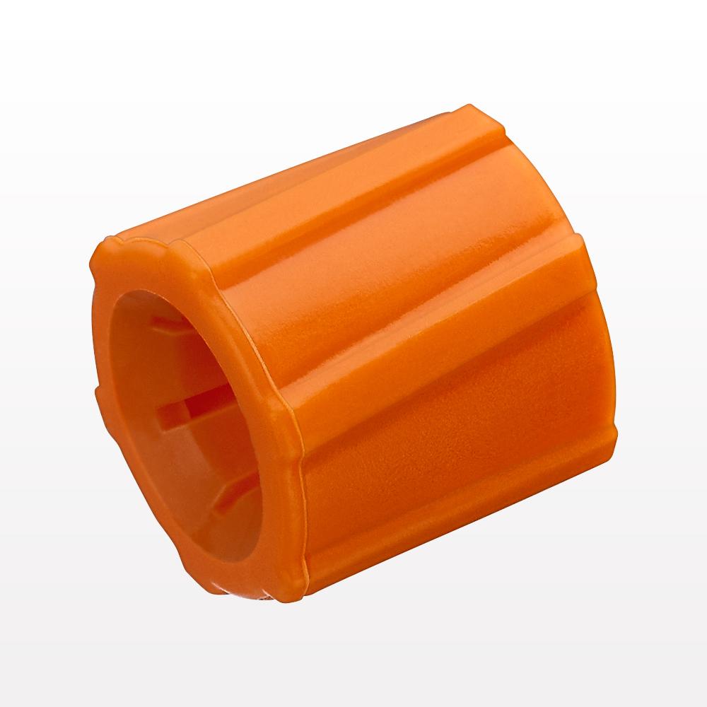 Spin Lock Ring, Orange, 100/Bag